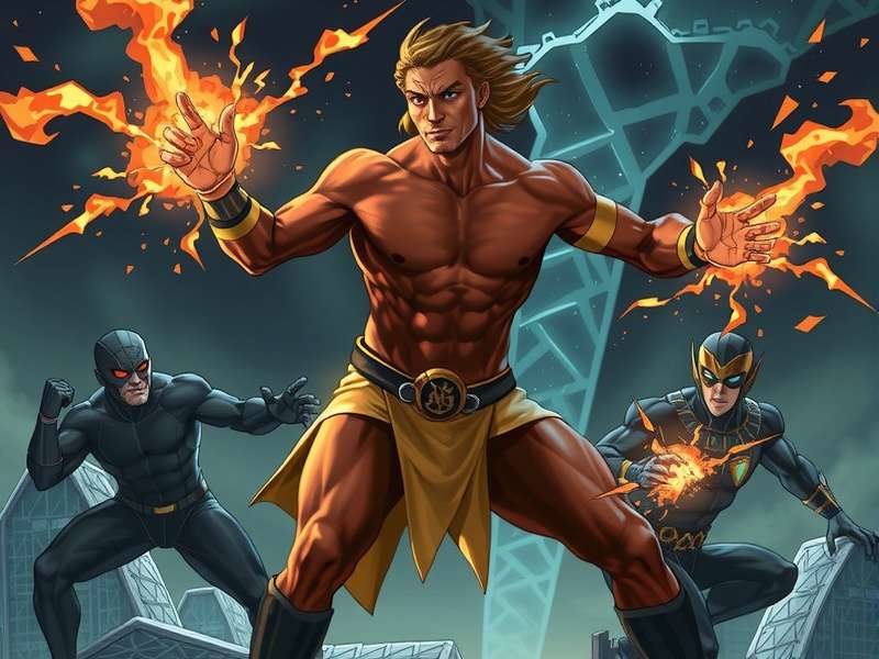 Goan Power Avenger main character in action